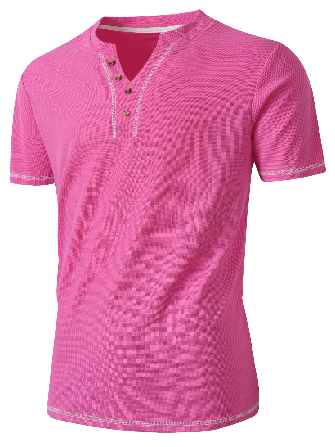 Sawyer | Textured Short Sleeve Henley