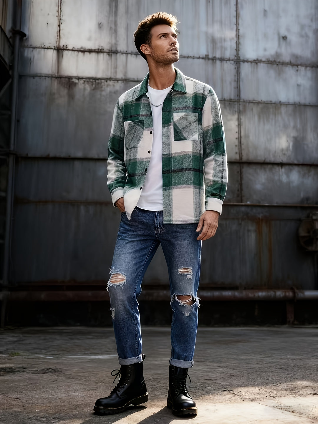 Brooks | Rugged Plaid Overshirt