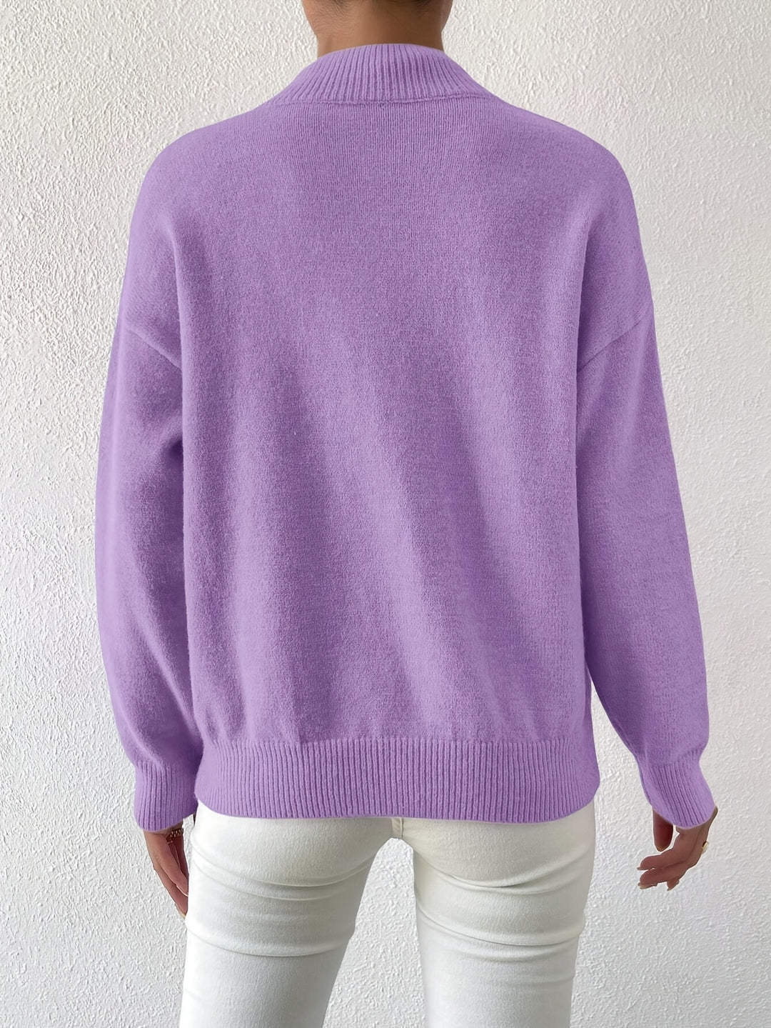 Lucille | Cozy Mock Neck Sweater