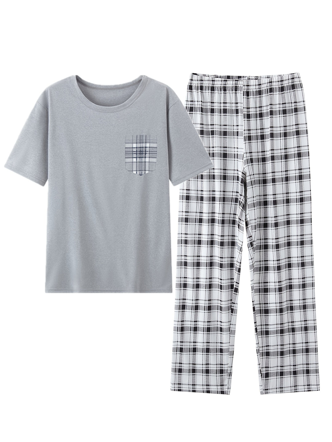 Tobias | Relaxed Checkered Two-Piece Set