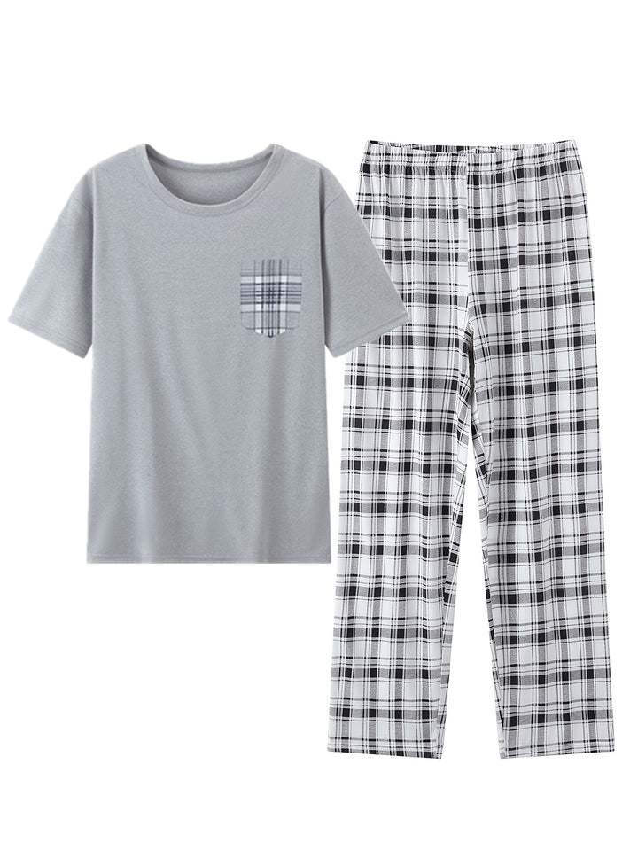 Tobias | Relaxed Checkered Two-Piece Set