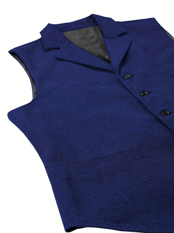 Baxter | Herringbone Tailored Vest