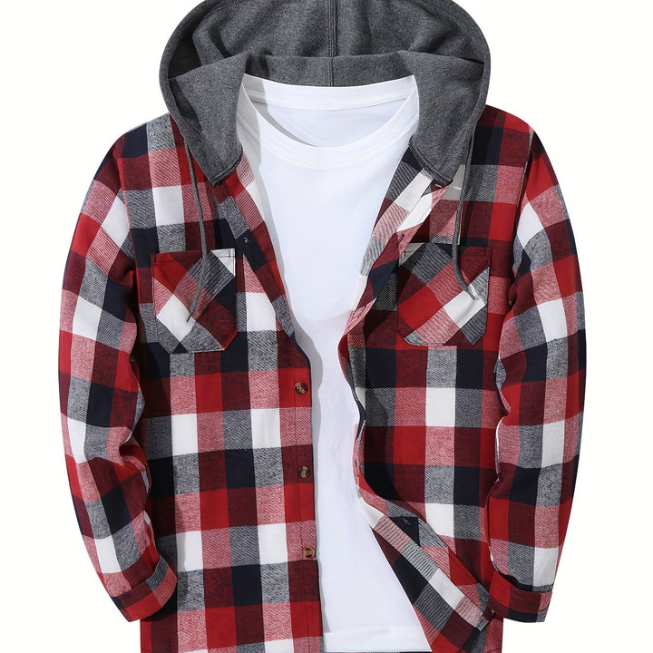 Rory | Rugged Hooded Button-Up Shirt