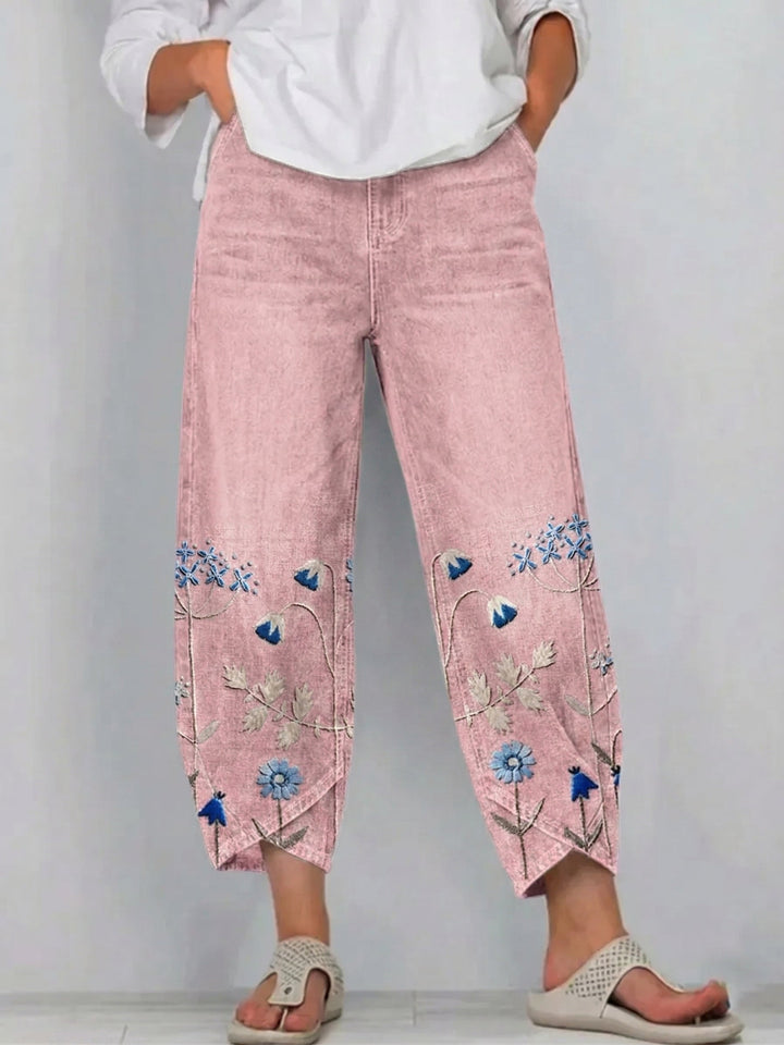 Maribel | Stylish Wide Leg Floral Pants