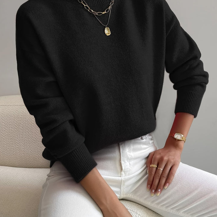 Lucille | Cozy Mock Neck Sweater