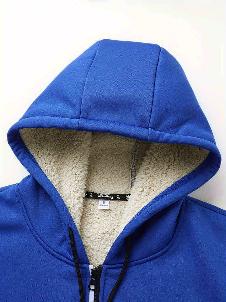Thatcher | Cozy-Lined Hooded Zip-Up Jacket