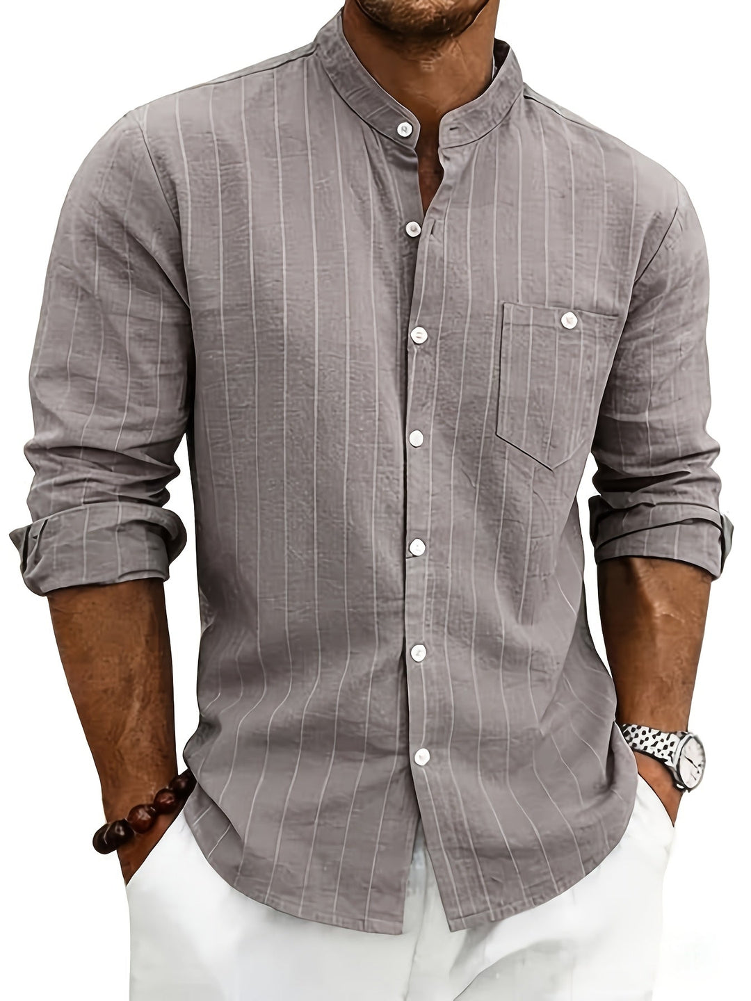 Miles | Refined Pinstripe Shirt