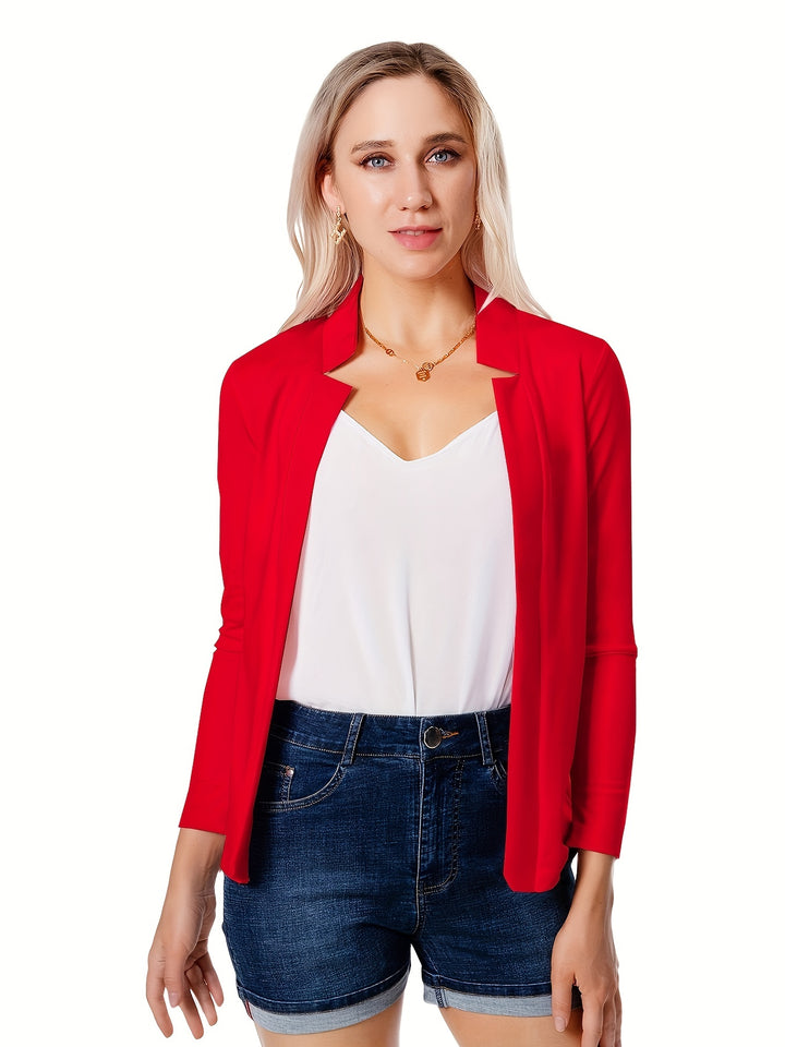 Marguerite | Open Front Tailored Blazer