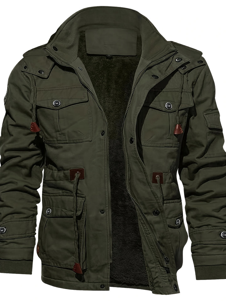 Bram | Rugged Utility Hooded Jacket