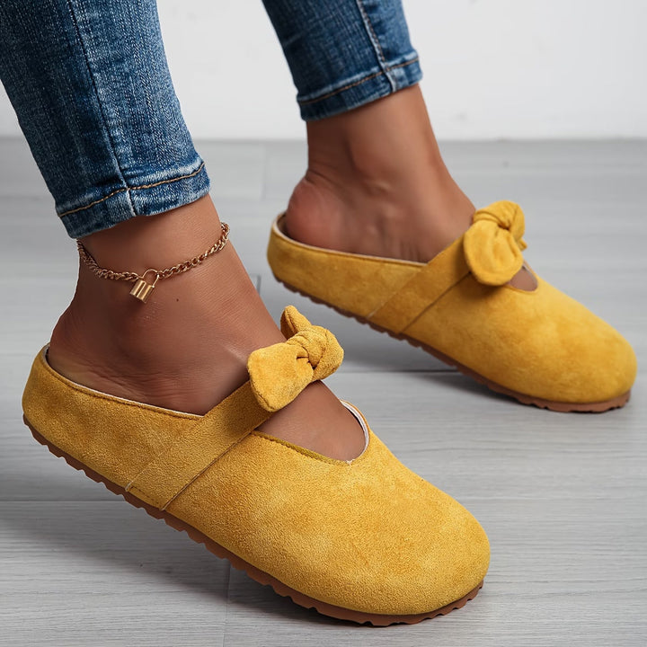 Viona | Elegant Bow Everyday Flats