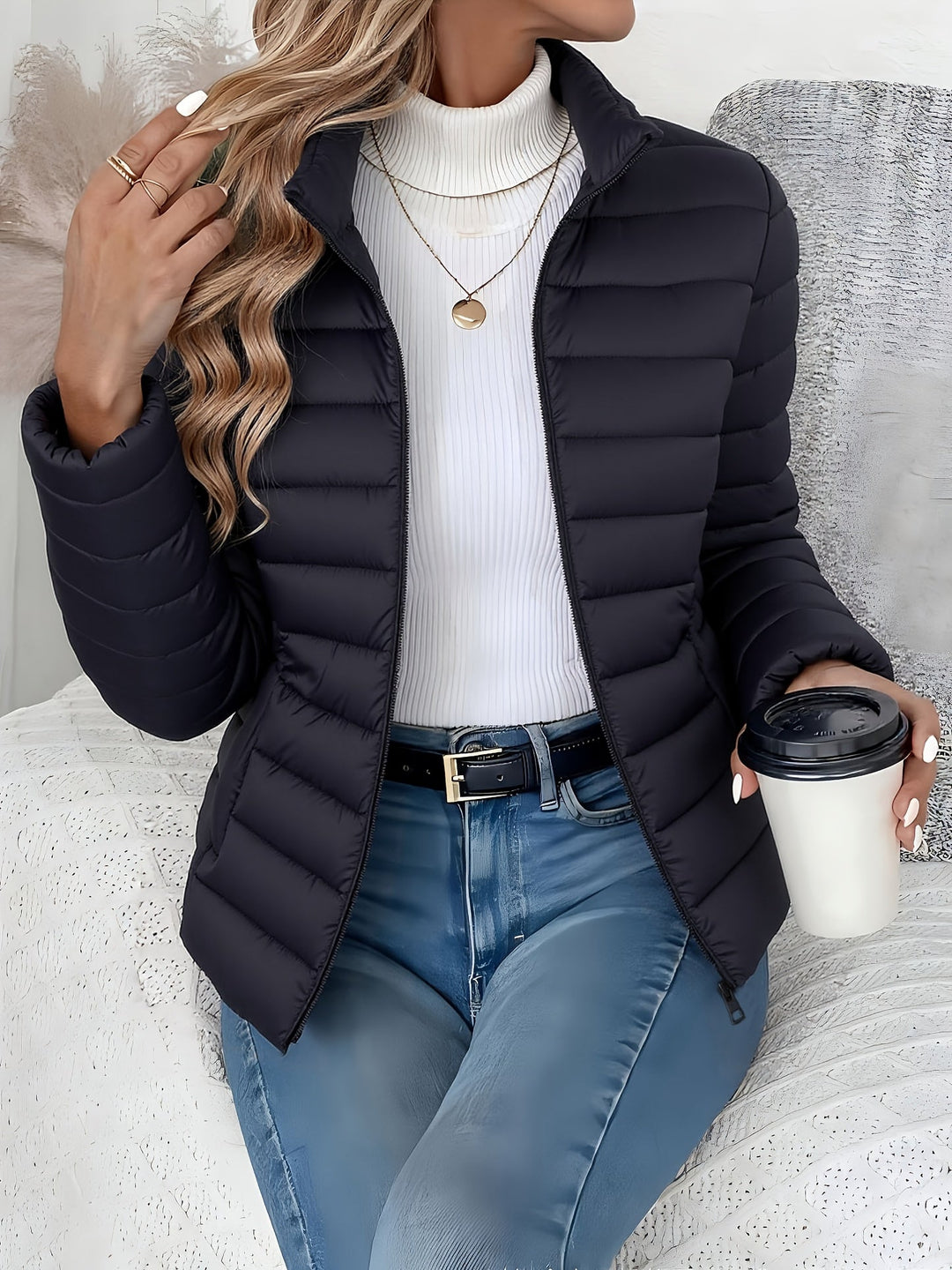 Florence | Lightweight Quilted Zip-Up Jacket