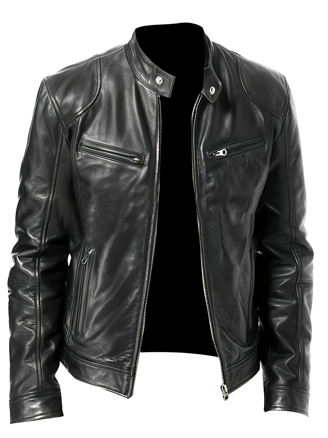 Crawford | Stand-Collar Moto Jacket