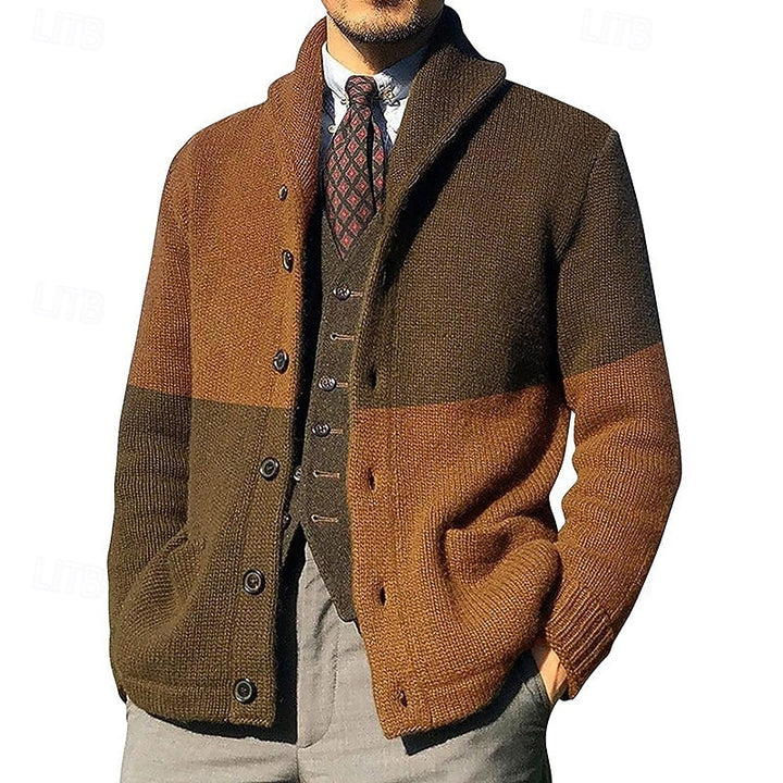 Chandler | Shawl Collar Button Cardigan