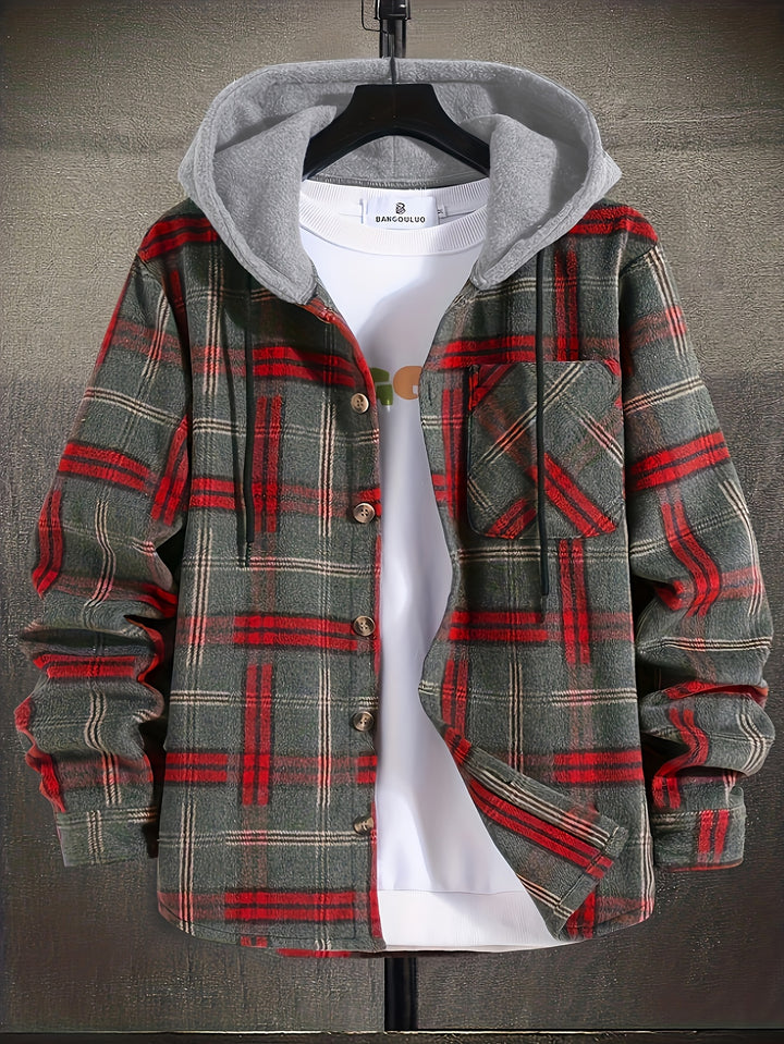 Callister | Christmas Hooded Plaid Overshirt