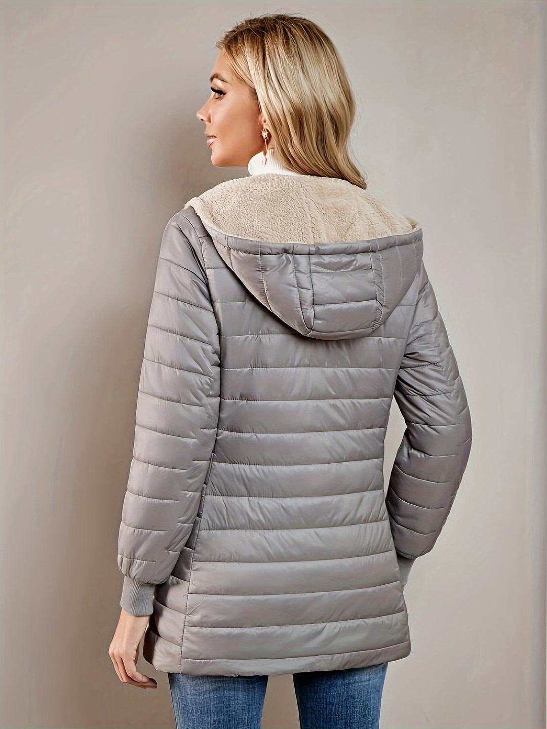 Maureen | Cozy Longline Zip-Up Coat
