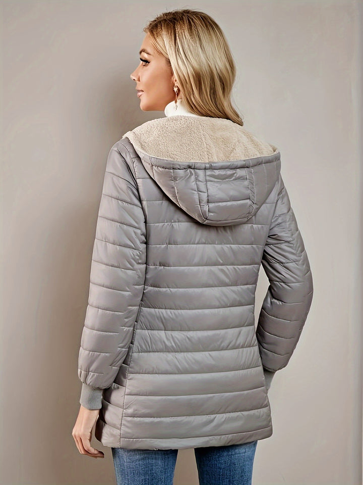 Maureen | Cozy Longline Zip-Up Coat