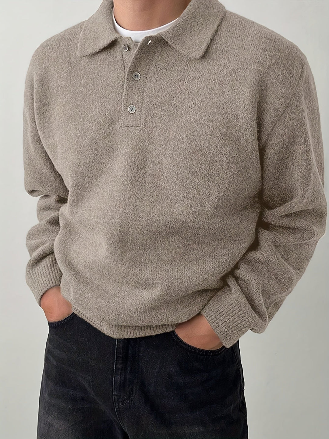 Rowan | Polo Collar Knit Sweater