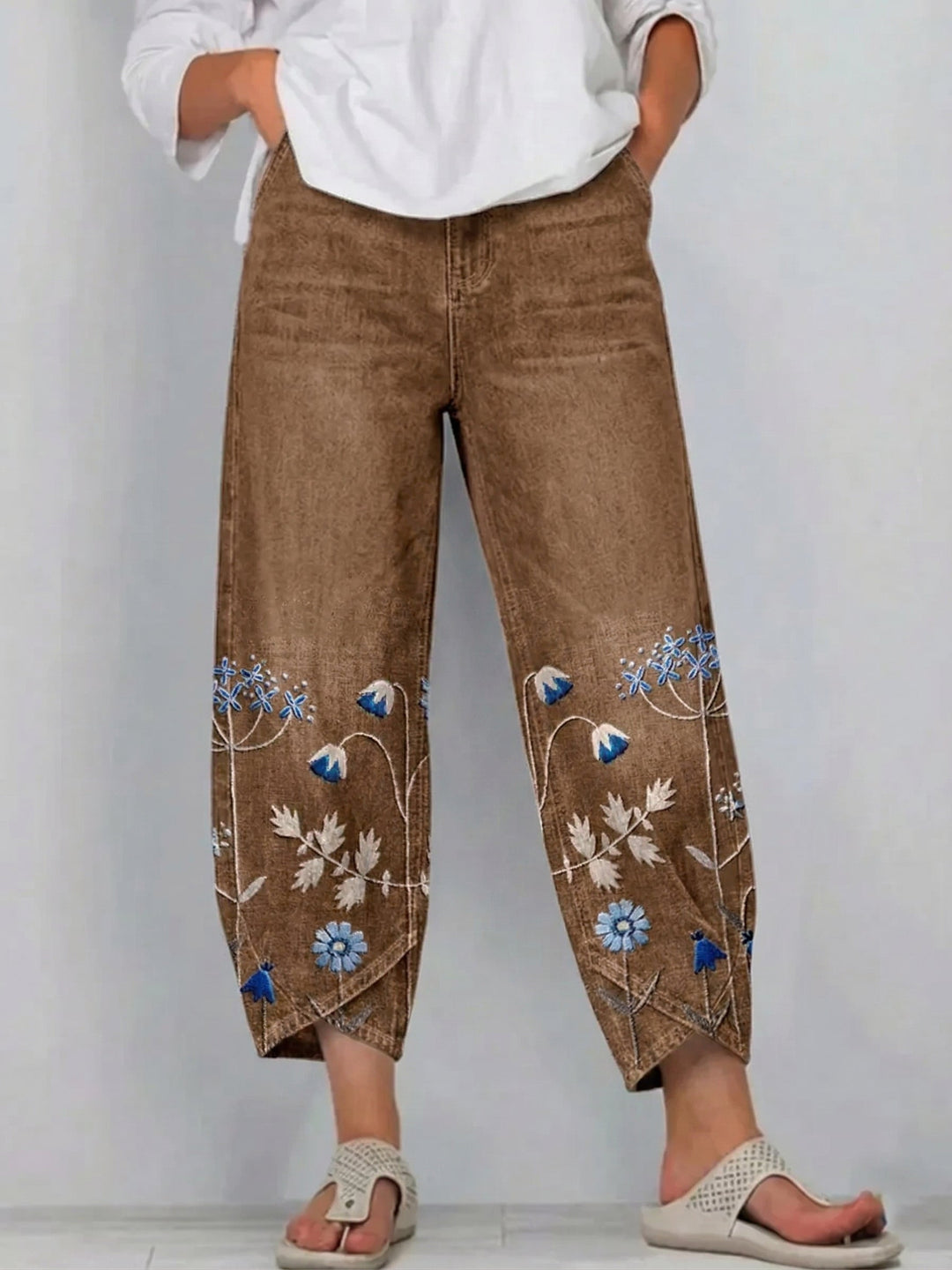 Maribel | Stylish Wide Leg Floral Pants