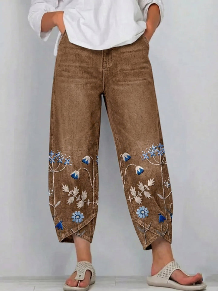 Maribel | Stylish Wide Leg Floral Pants