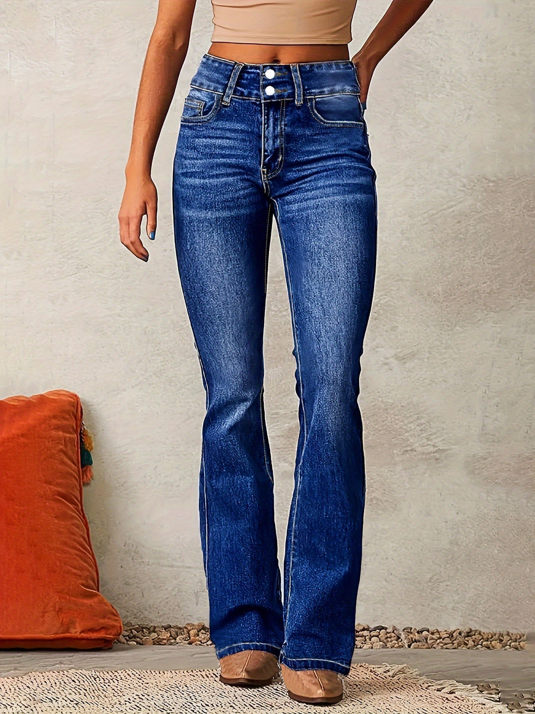 Beverly | High-Waisted Flared Jeans