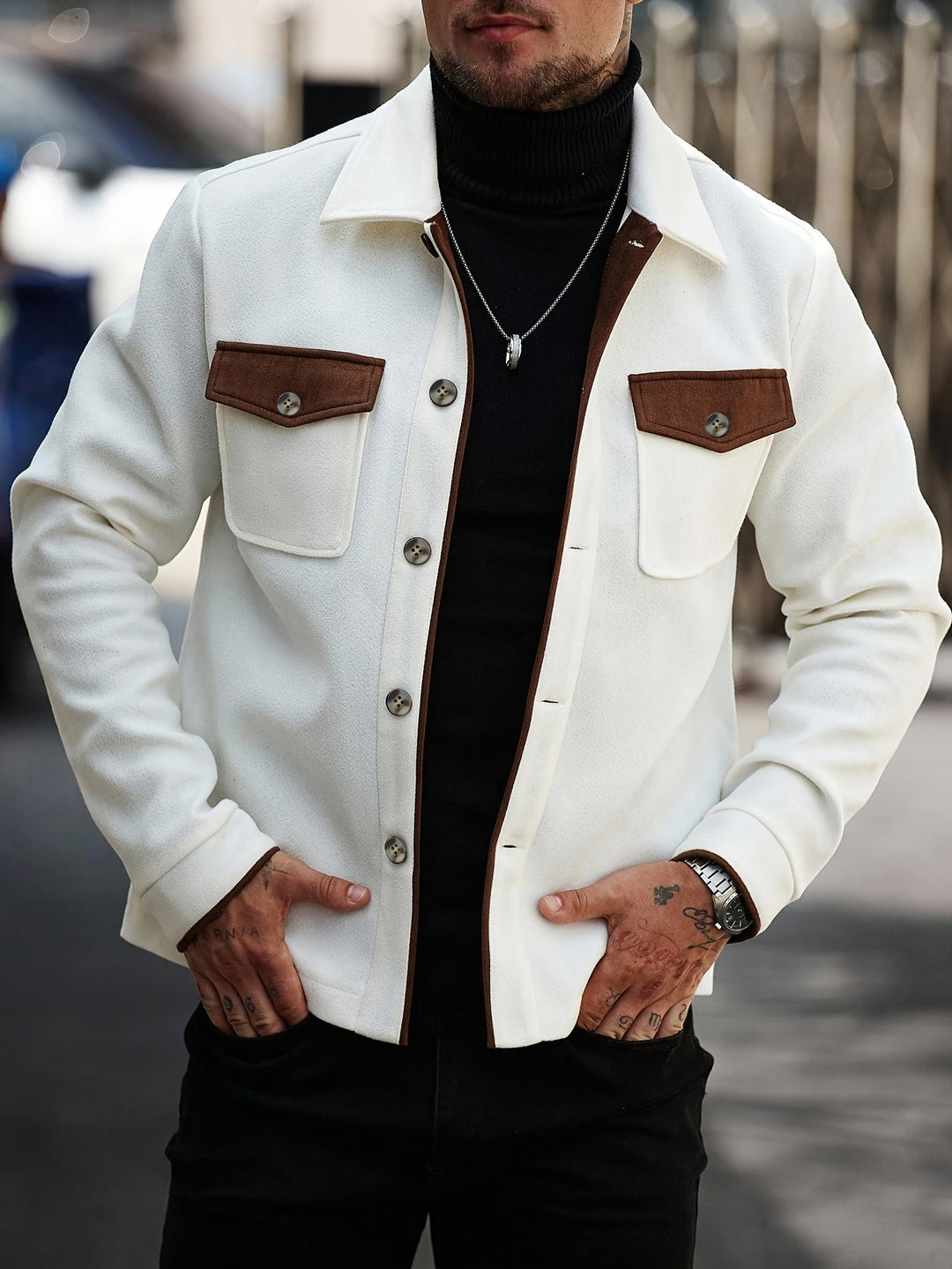 Garrett | Refined Button-Front Jacket