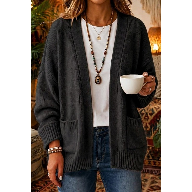 Marlena | Relaxed Open-Front Cardigan
