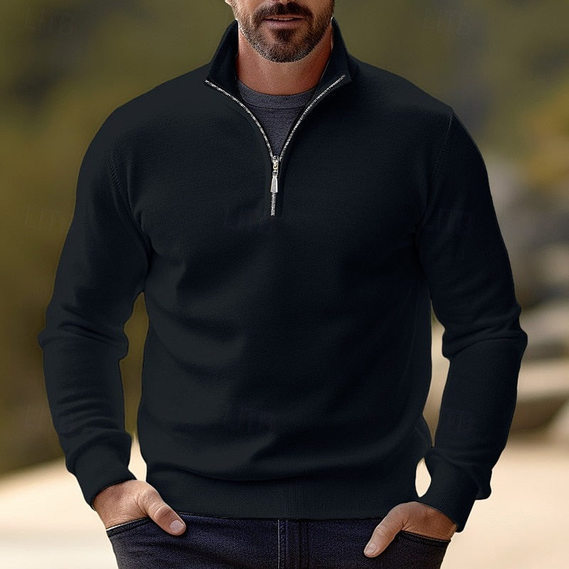 Camden | Half-Zip Stand-Collar Sweater