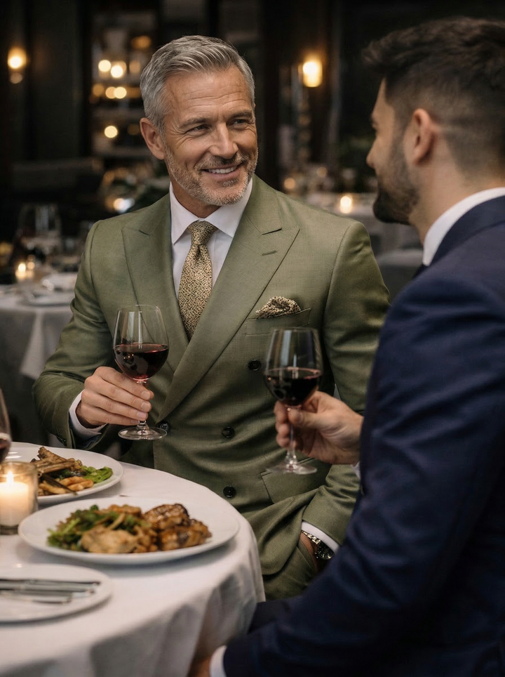 Gregory | Double-Breasted Tailored Suit