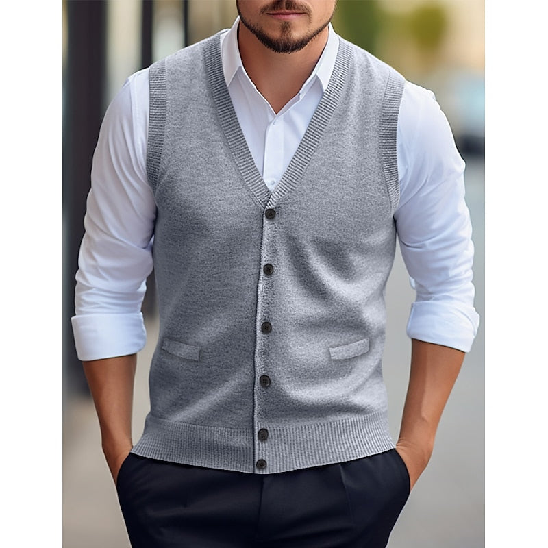 Wendell | Refined Christmas Sweater Vest