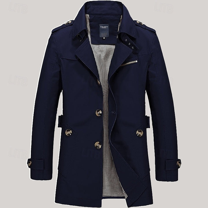 Wallace | Refined Single-Breasted Trench Coat