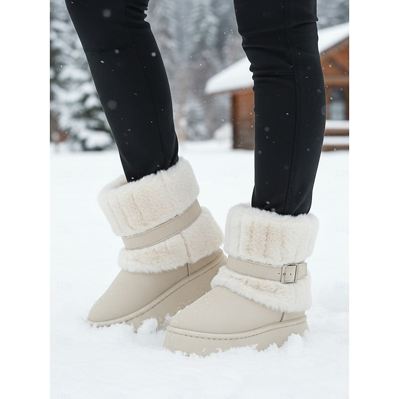 Wren | Cozy Fur-Trimmed Winter Boots