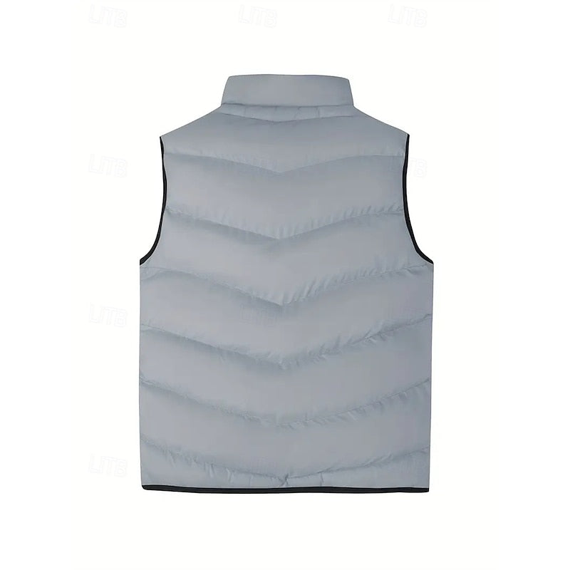 Chase | Quilted Stand-Collar Vest