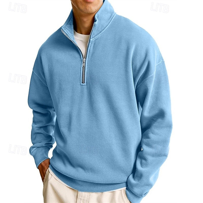 Emmett | Quarter-Zip Stand-Collar Pullover