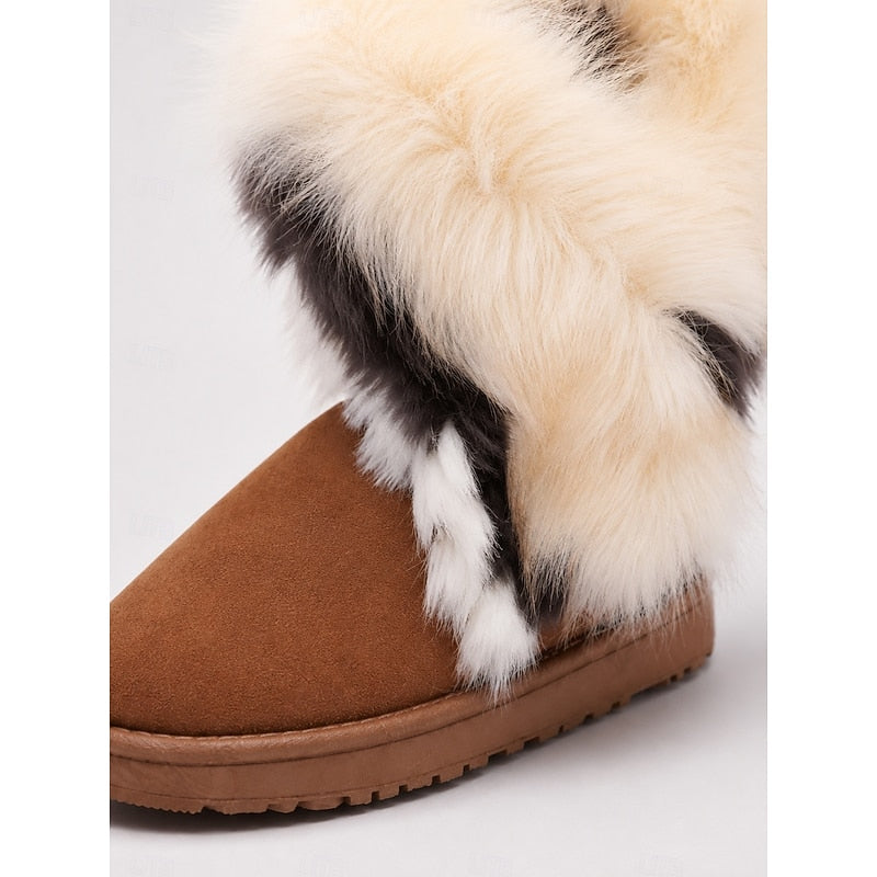 Sloane | Cozy Fur-Trimmed Snow Boots