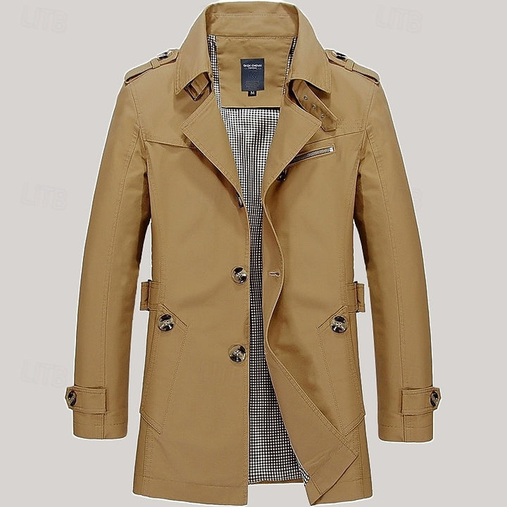 Wallace | Refined Single-Breasted Trench Coat