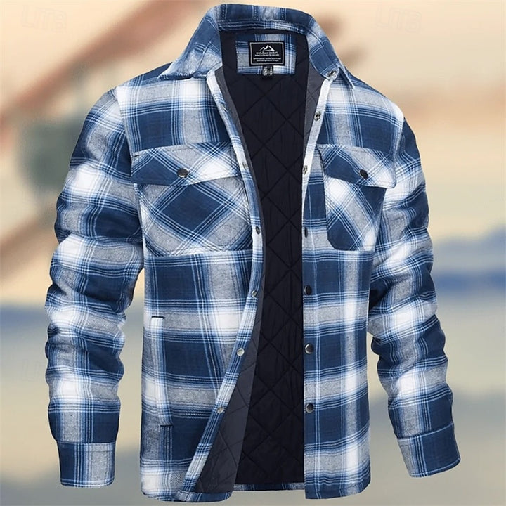 Bram | Insulated Plaid Shirt Jacket
