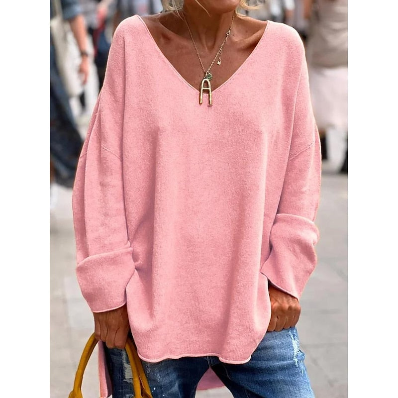 Rosalie | Relaxed V-Neck Sweater