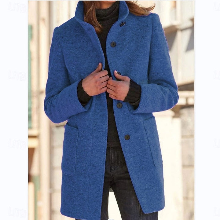 Lorraine | Refined Stand-Collar Coat
