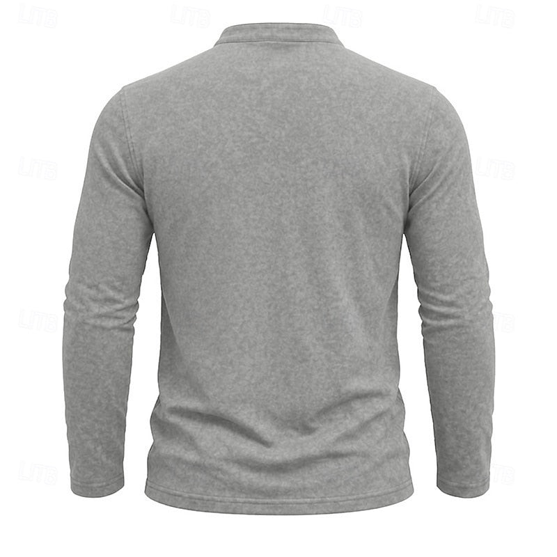 Russell | Long-Sleeve Henley Shirt