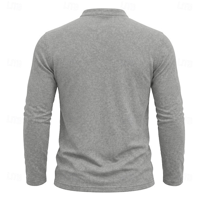 Russell | Long-Sleeve Henley Shirt