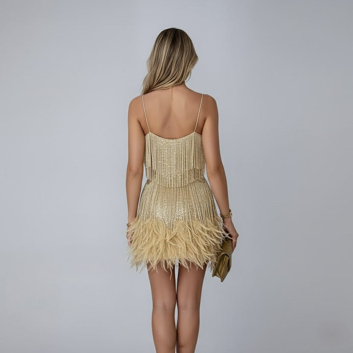 Nadia | Fringed Party Dress