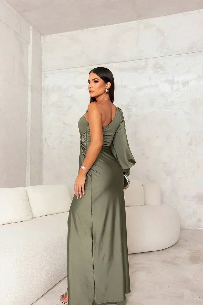 Samantha | Elegant One-Shoulder Evening Dress