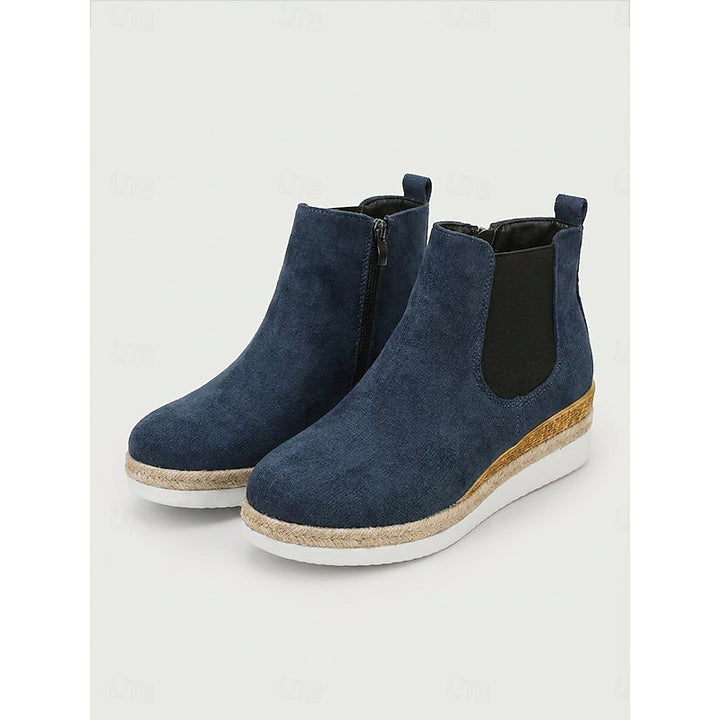 Della | Wedge Chelsea Ankle Boots