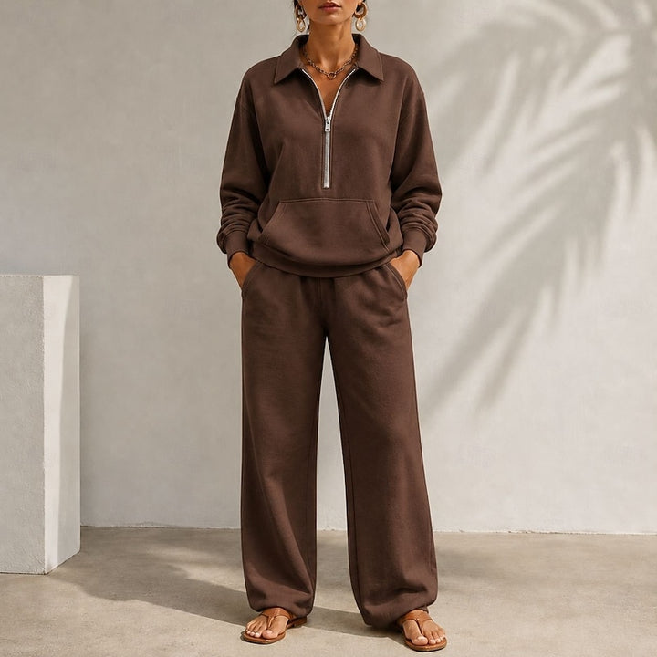 Juliet | Relaxed Half-Zip Two-Piece Set