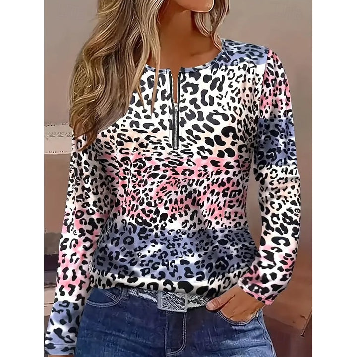 Ingrid | Bohemian Quarter-Zip Top