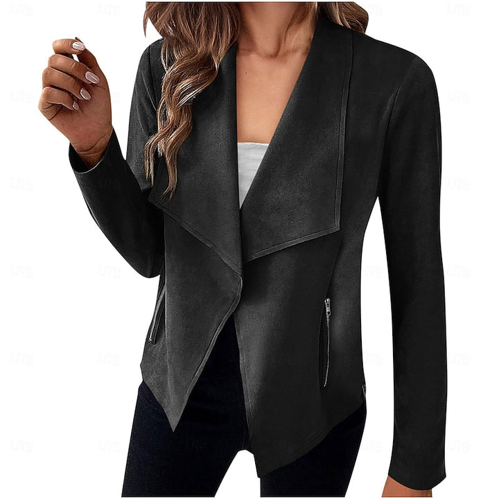 Brooke | Draped Open-Front Jacket