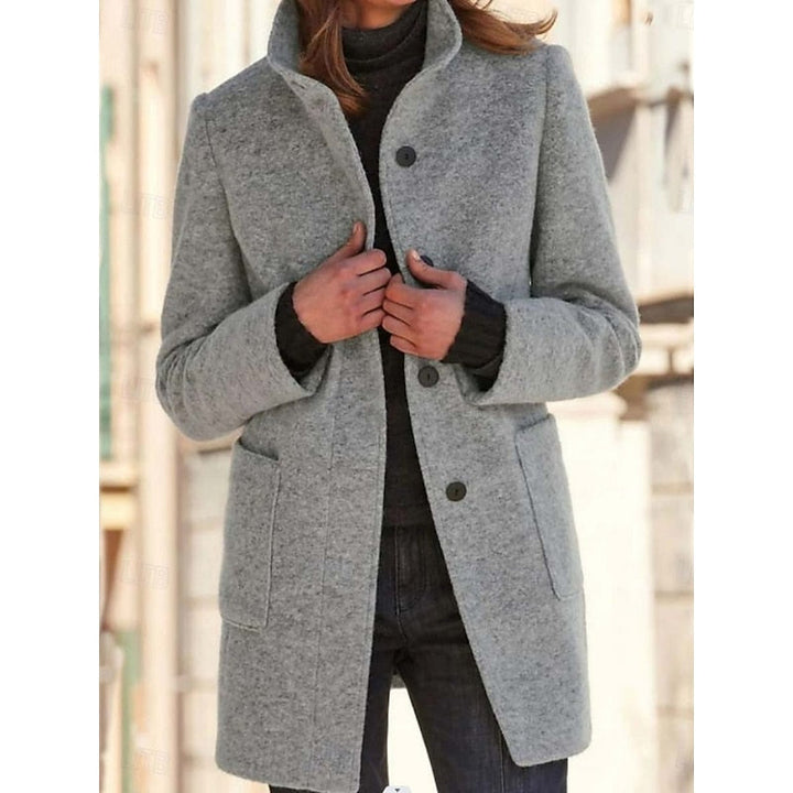 Lorraine | Refined Stand-Collar Coat