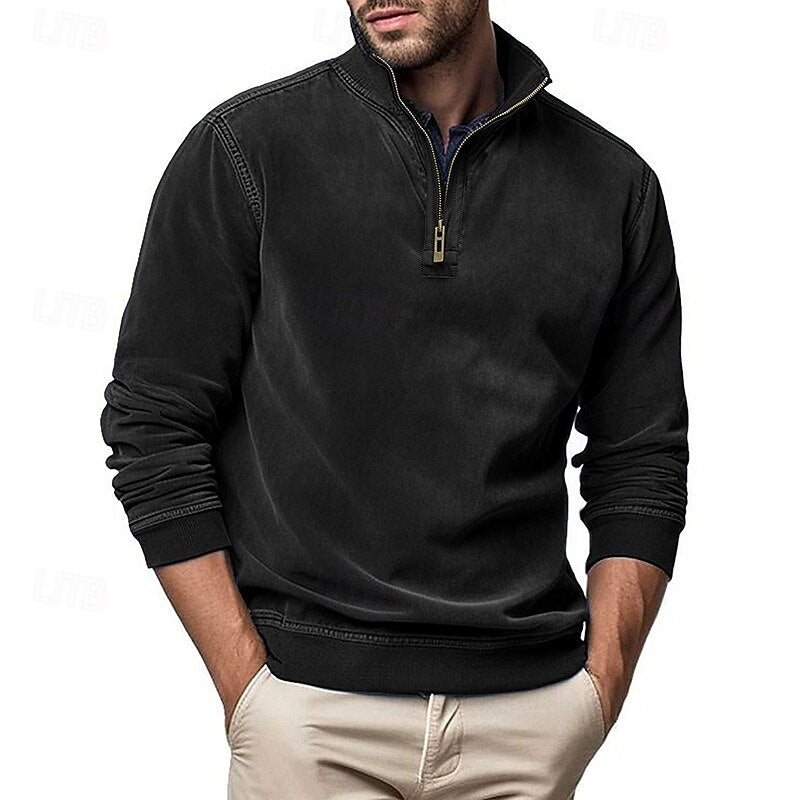 Ellison | Refined Quarter-Zip Sweatshirt