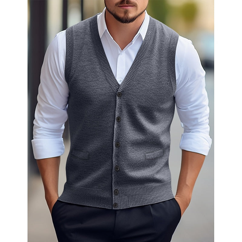 Wendell | Refined Christmas Sweater Vest