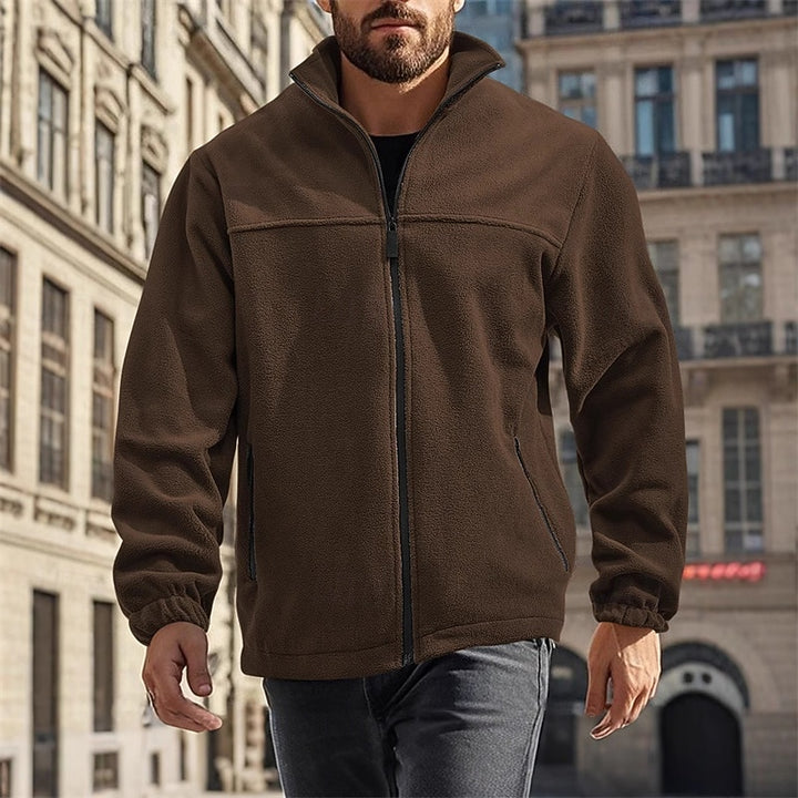 Ellis | Stand-Collar Full-Zip Fleece Jacket